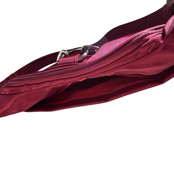 TRAVELON Red Full Zip Crossbody Purse Travel Bag-Adjustable Strap-Zip-Pockets - Picture 8 of 16